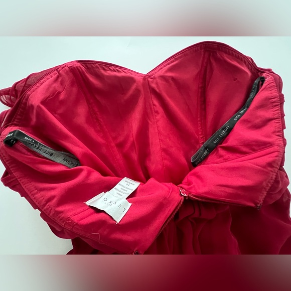 Bill Levkoff Bridesmaid dress Size 10 - color wine/cranberry - Picture 6 of 16